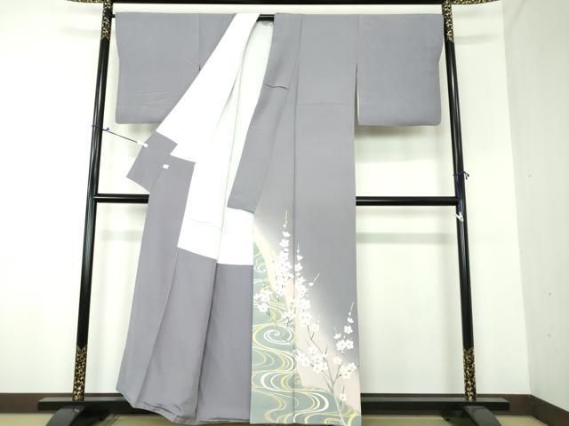 平和屋着物○本加賀友禅作家 鬼島武司 色留訪問着 梅 暈し染め
