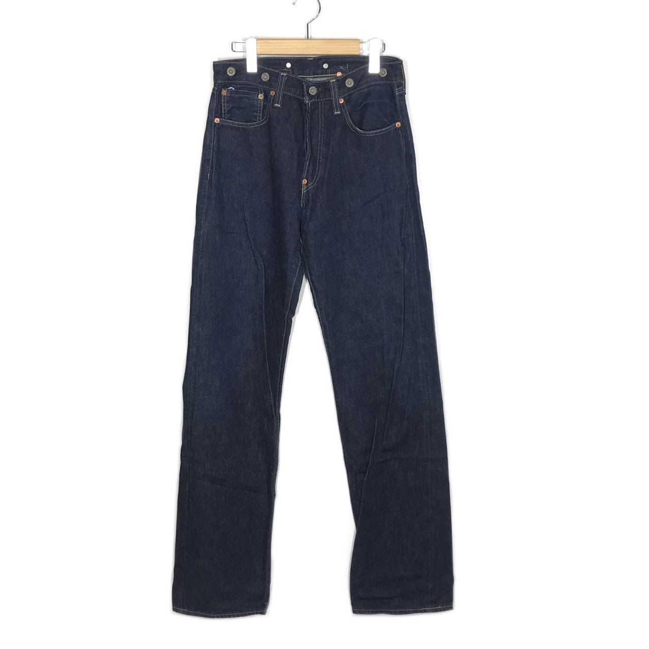 【倉吉店】Levi's | リーバイス デニムパンツ S702 シンチバック/ボタンフライ/赤耳/日本製  S702-XX インディゴ  W30【107】