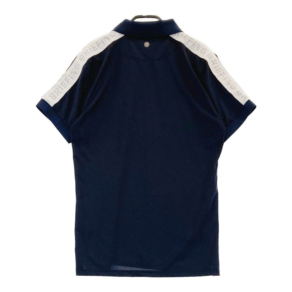 BRIEFING ブリーフィング ゴルフ メンズポロシャツ サイズM ネイビー BRIEFING - MENS TOUR POLO / 刺繍ブランドロゴ ベーシック