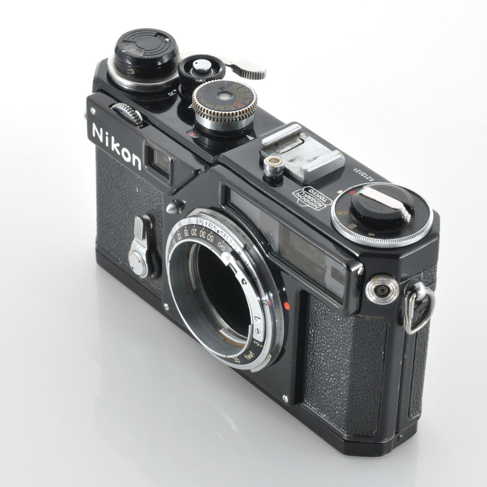 ブラック レンジファインダーフィルムカメラ