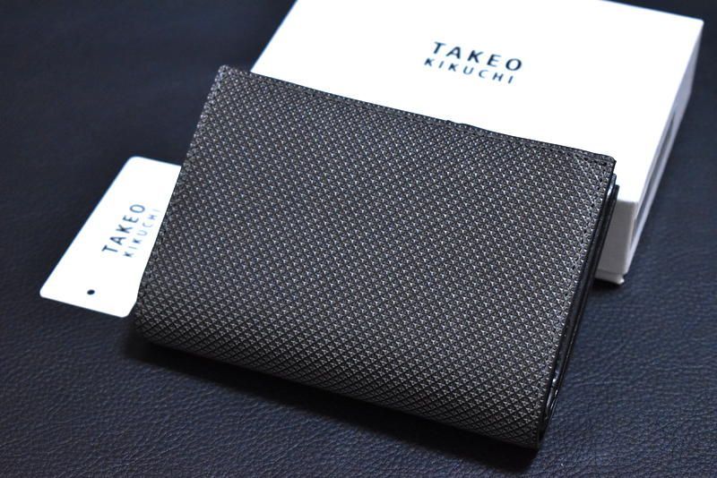 タケオキクチ バース L字ファスナー 二つ折り財布 706625 グレー TAKEO KIKUCHI