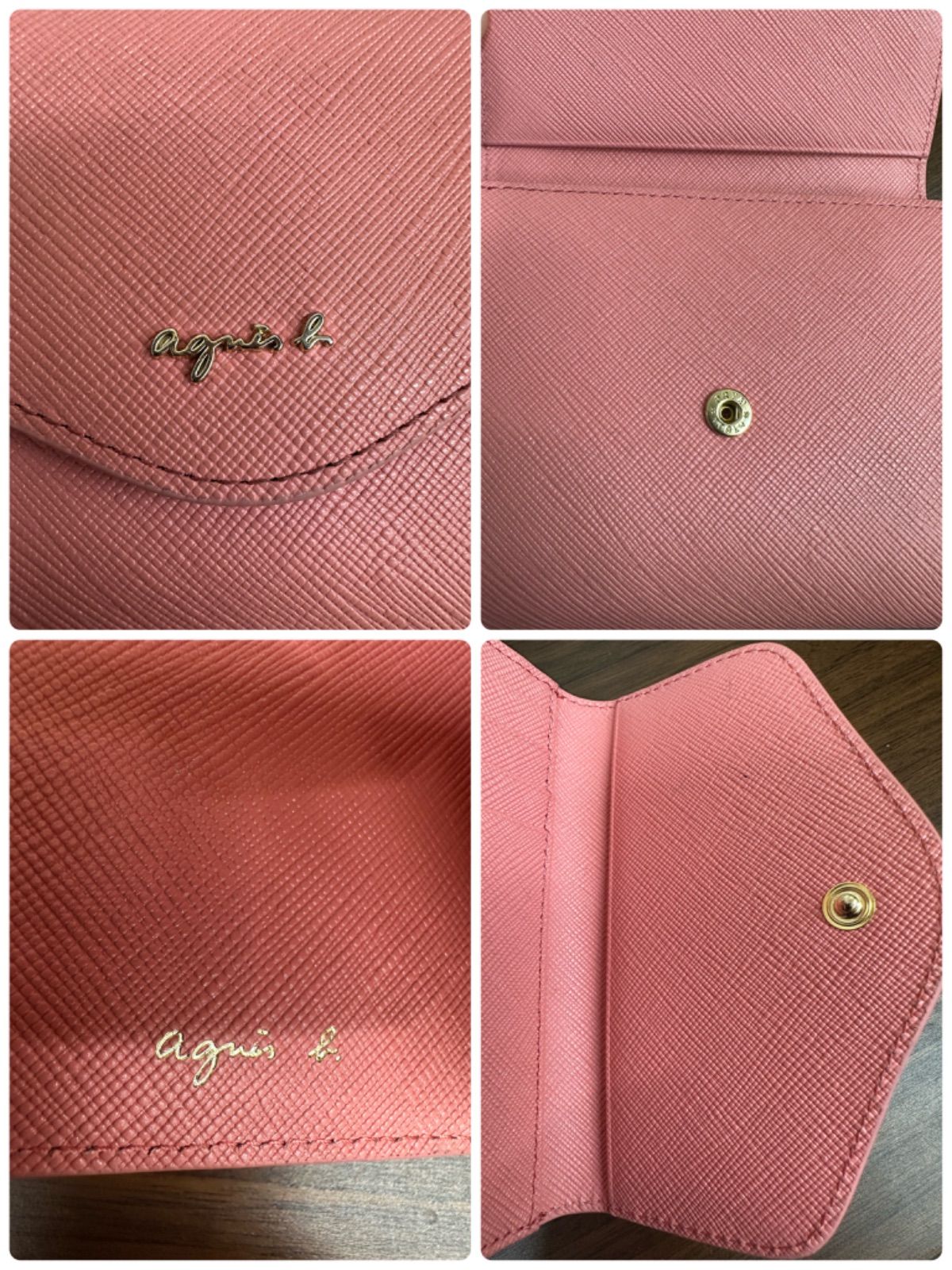 【大人気！新品未使用】avaウォレット agnes b. VOYAGE アニエスベー 財布・ポーチ・ケース 財布 ピンク送料無料　agnes (SNA)