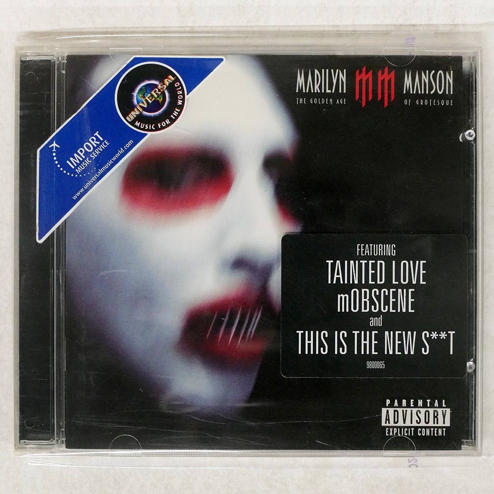 特価品セ MANSON/THE MARILYN 輸入盤 GOLDEN GROTESQUE/INTERSCOPE OF AGE 洋楽