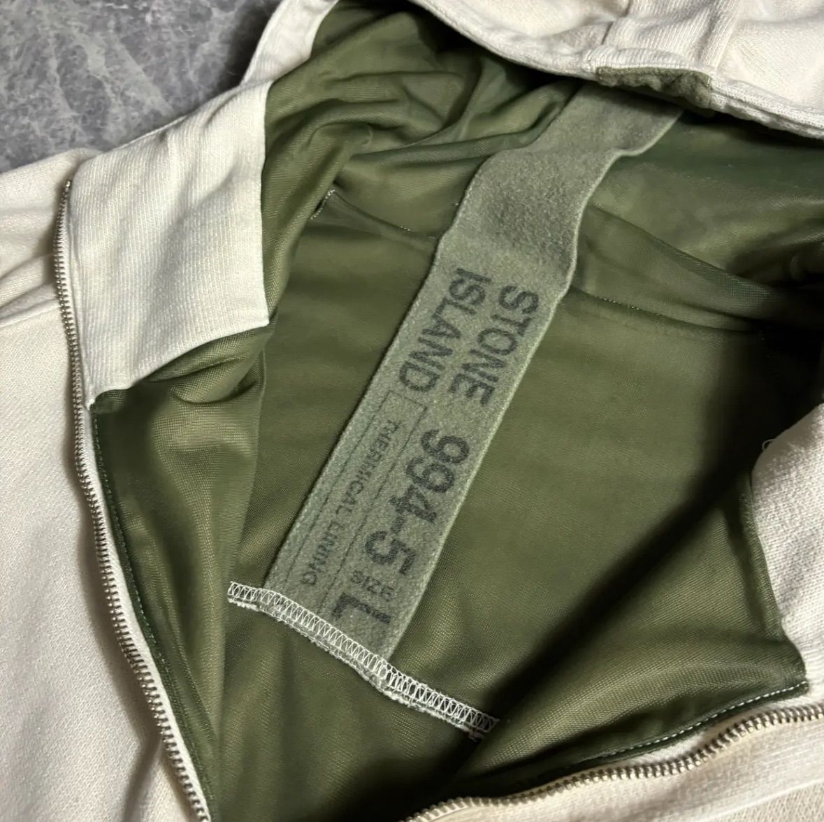 90年代 STONE  green patch 緑パッチ ANDANTE ANDANTE | 90年代ごろのストーンアイランド、緑の枠の