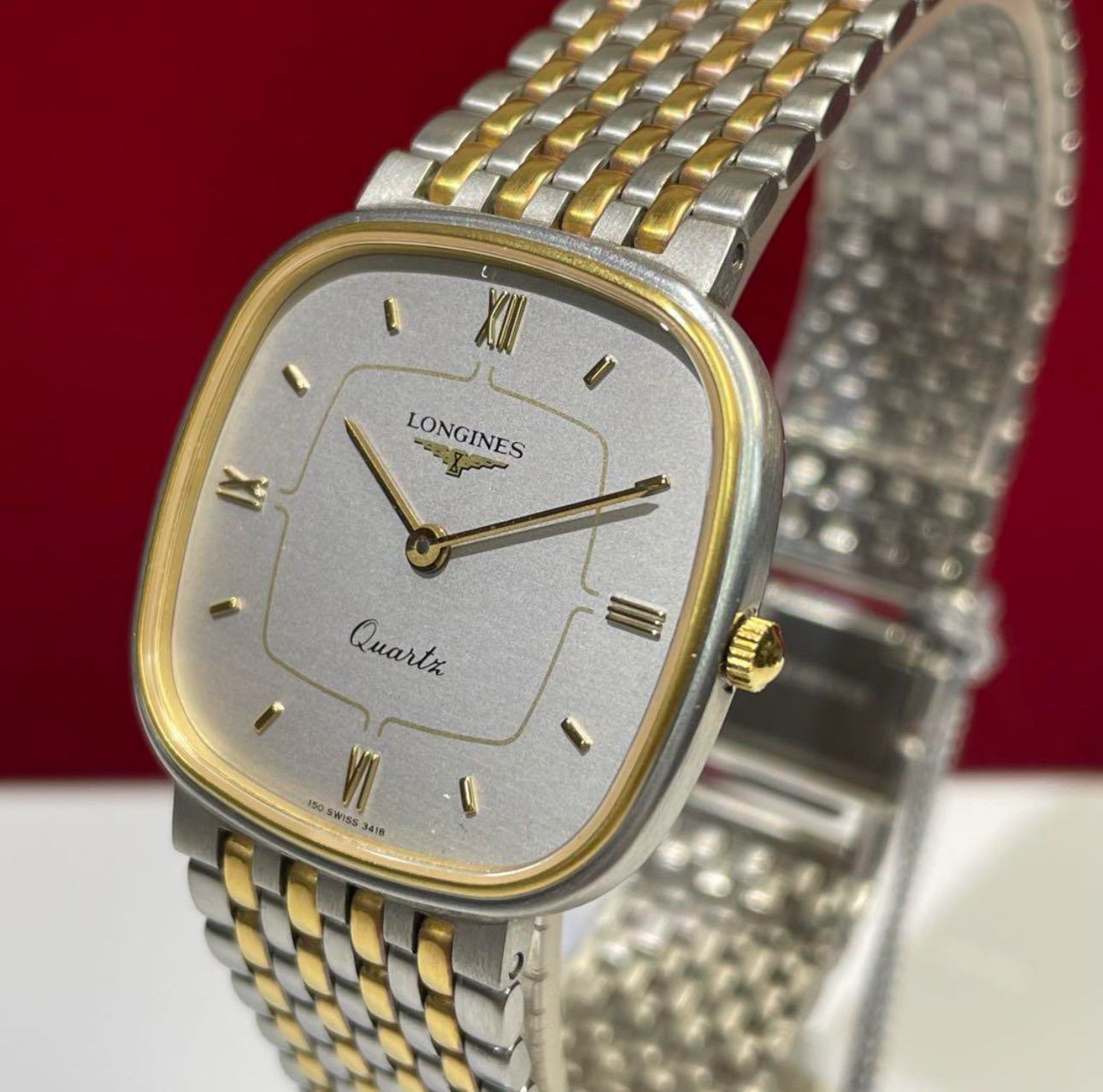 90s 未使用 最高級 LONGINES ロンジン クォーツ 純正ベルト