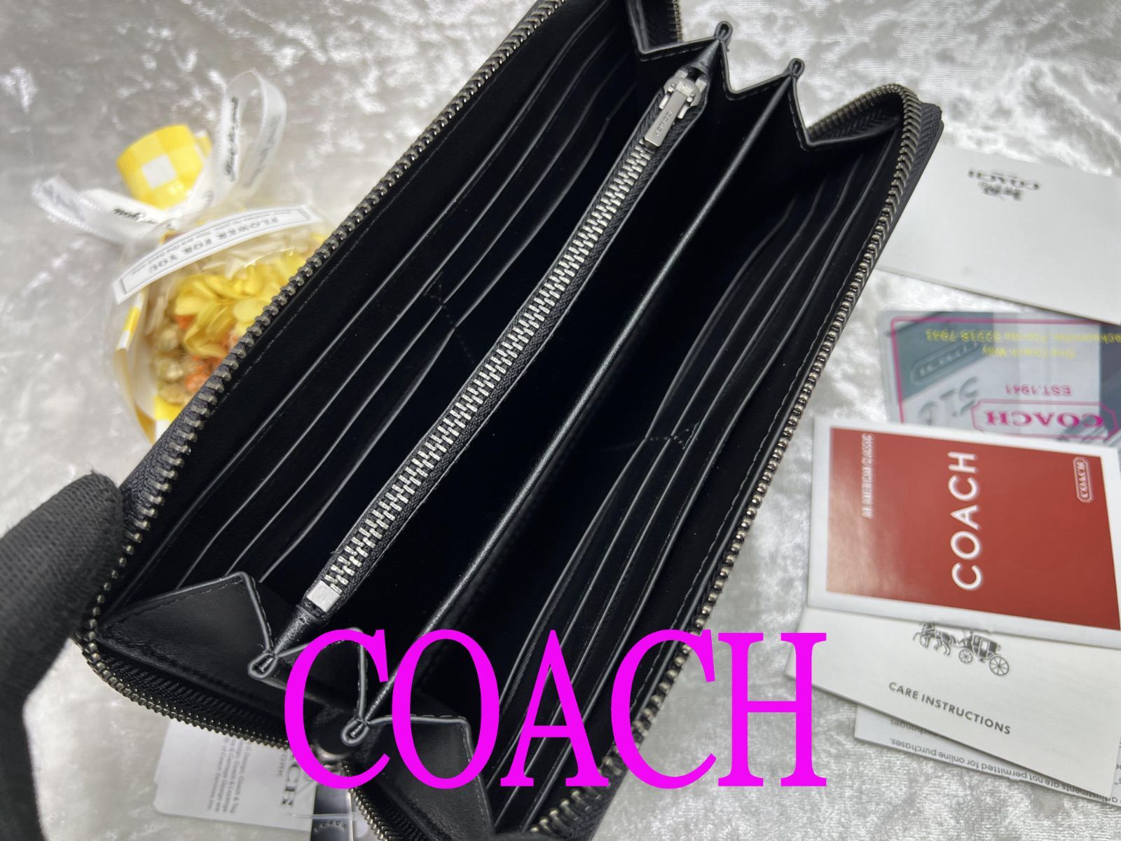 COACH 財布 コーチ 長財布 アコーディオン ウォレット スポーツ カーフ ...