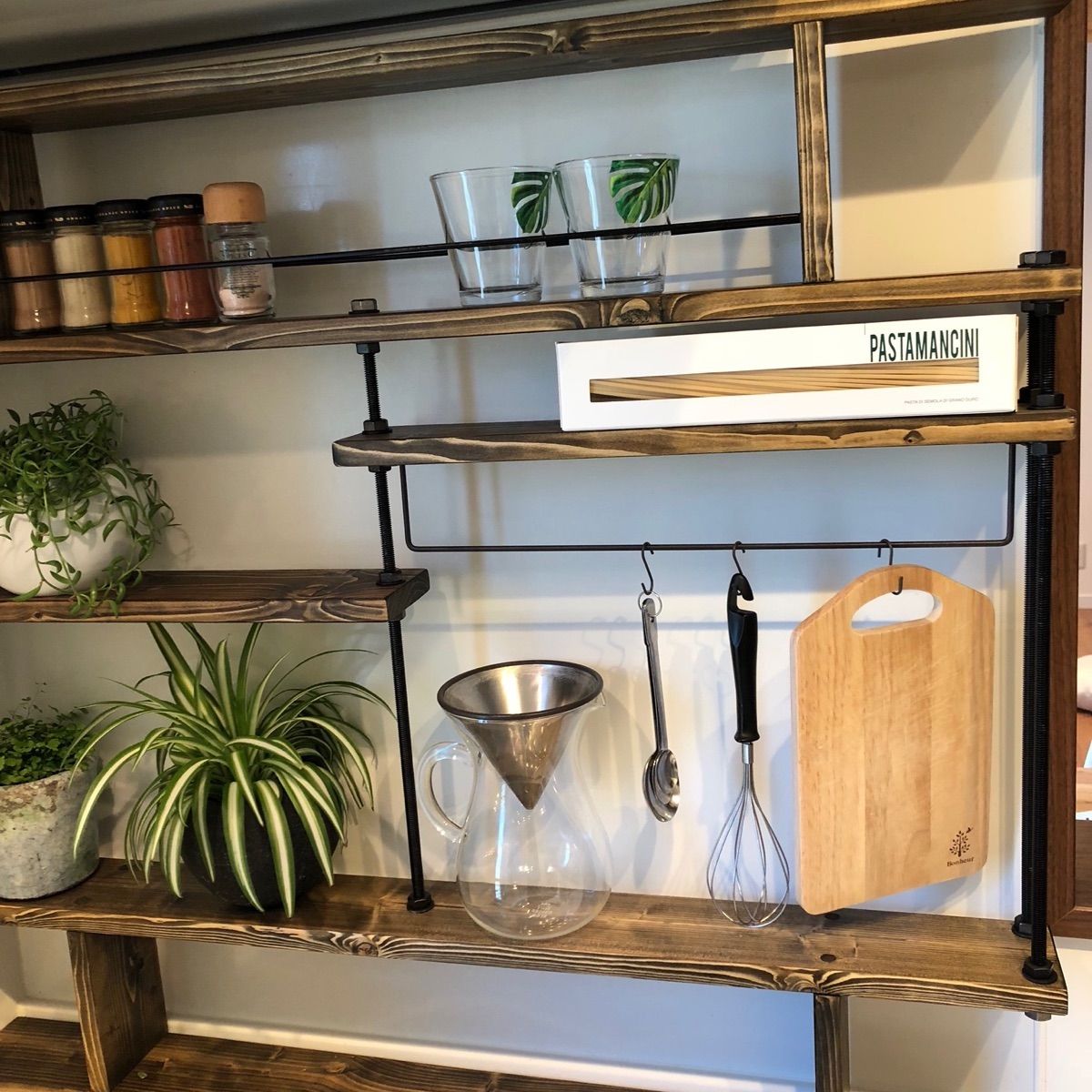 TVいにて紹介⭐︎窓枠ラックtasty 2 窓インテリア グリーンカーテン TV