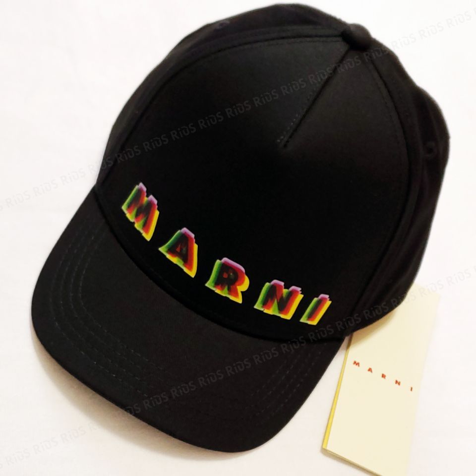 MARNI キッズキャップ ブラック 楽天市場】マルニ キャップ 帽子 キッズ ユニセックス