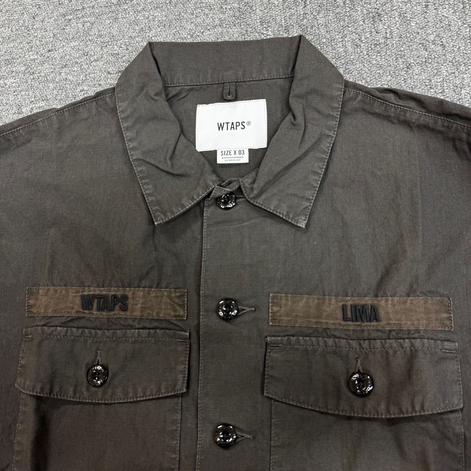 未使用品 WTAPS 20SS BUDS LS / SHIRT.COTTON.RIPSTOP バッツ ロング 