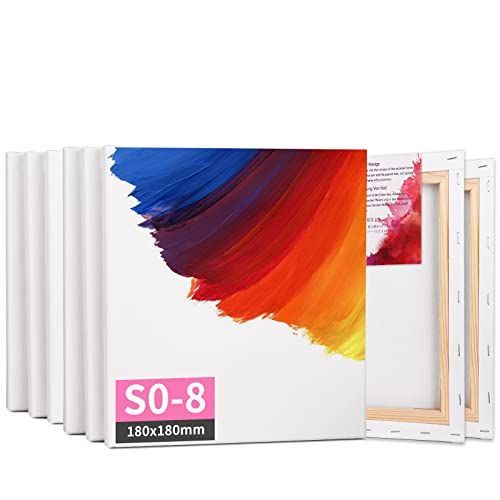 S0-8 キャンバス 張りキャンバス S0 キャンバスボード 油絵 キャンバス 画材 画布 油絵 絵画 張りキャンバス キャンバス絵画 キャンバス画材 絵画ボード 油絵の具 部屋飾り 水彩画 キャンバス