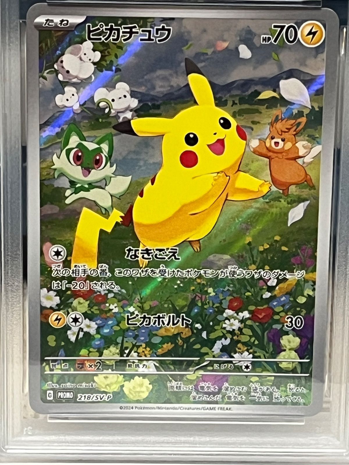 PSA10 ポケモンカード ピカチュウ プロモ 夏が来た218/SV-P PSA10】ピカチュウ ポケカの夏がキタ！プロモカード PROMO 218