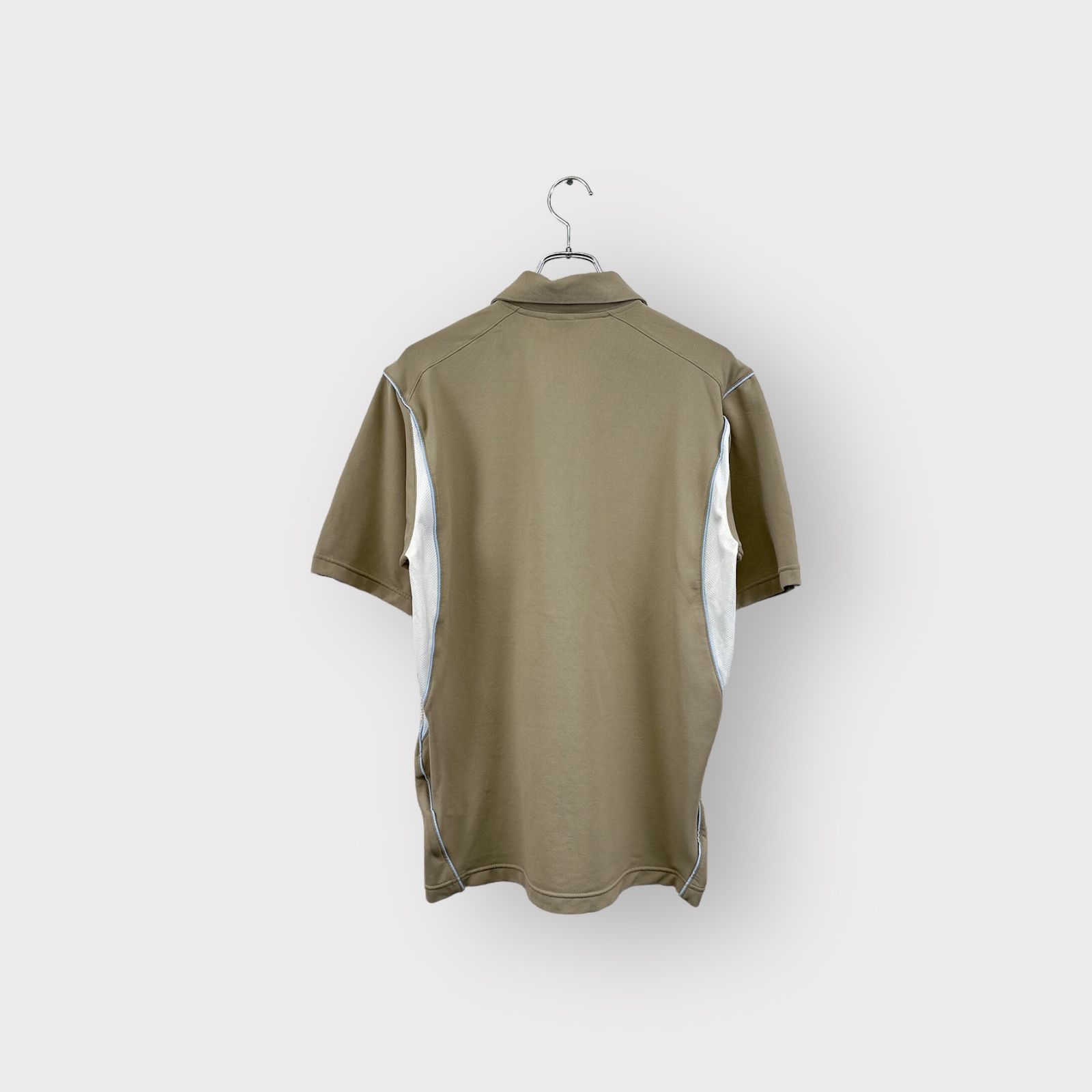 ゴルフ Nike ナイキ 半袖ポロシャツ ベージュ系 ストレッチ機能