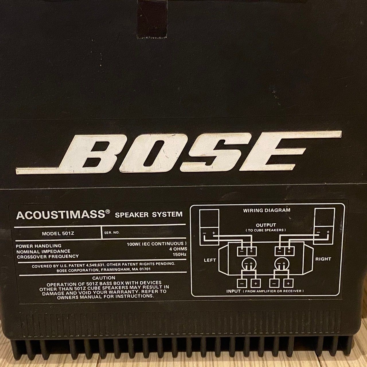 BOSE ボーズ スピーカー 501Z ウーファー (LAB948) - メルカリ