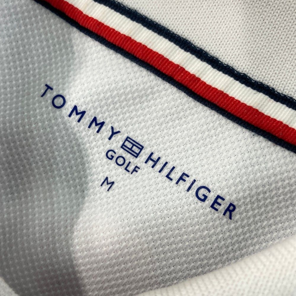 サイズ：M TOMMY HILFIGER GOLF トミー ヒルフィガーゴルフ  半袖ポロシャツ 総柄 ネイビー系 [240101261650]# ゴルフウェア レディース ストスト