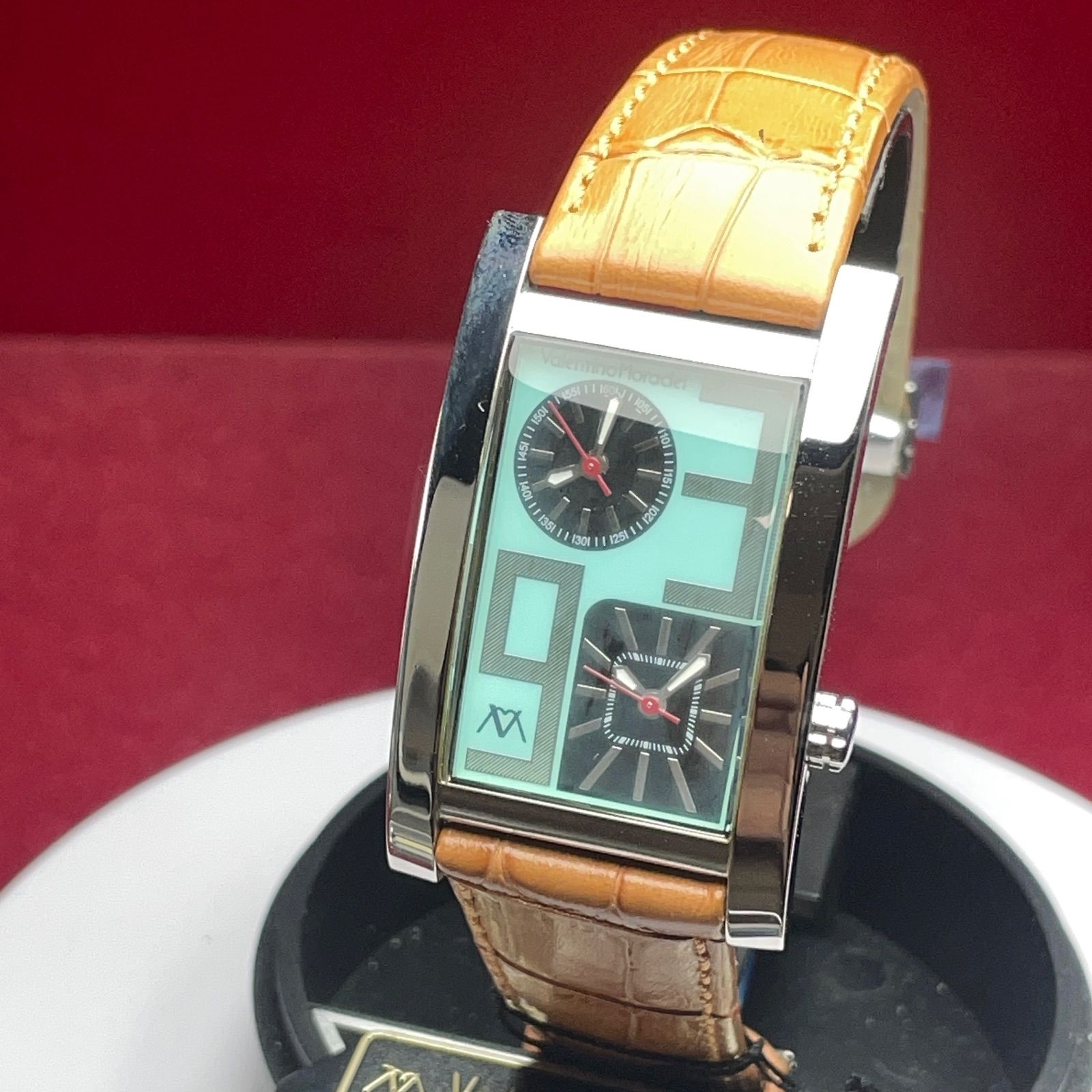 高級 未使用 Valentino Moradei ITALY QZ 電池交換済