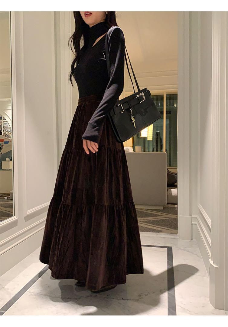 レディース上品 ロングスカート デートや女子会にも最適モテ服 SIROKUMA-CORPORATION_COM