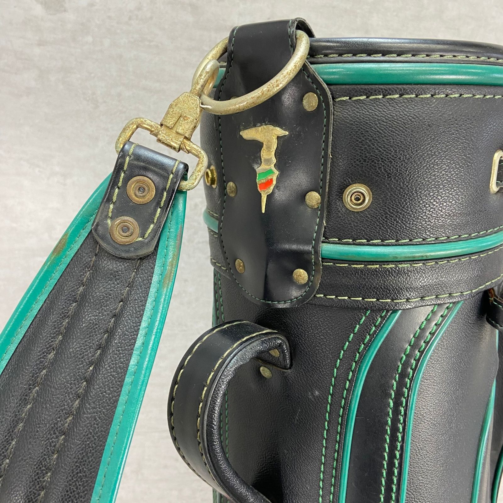 トラサルディ　キャディバッグ　カート式　約8.5型　約21cm　3分割 TRUSSARDI トラサルディ ゴルフ用 キャディバッグ カート式 約