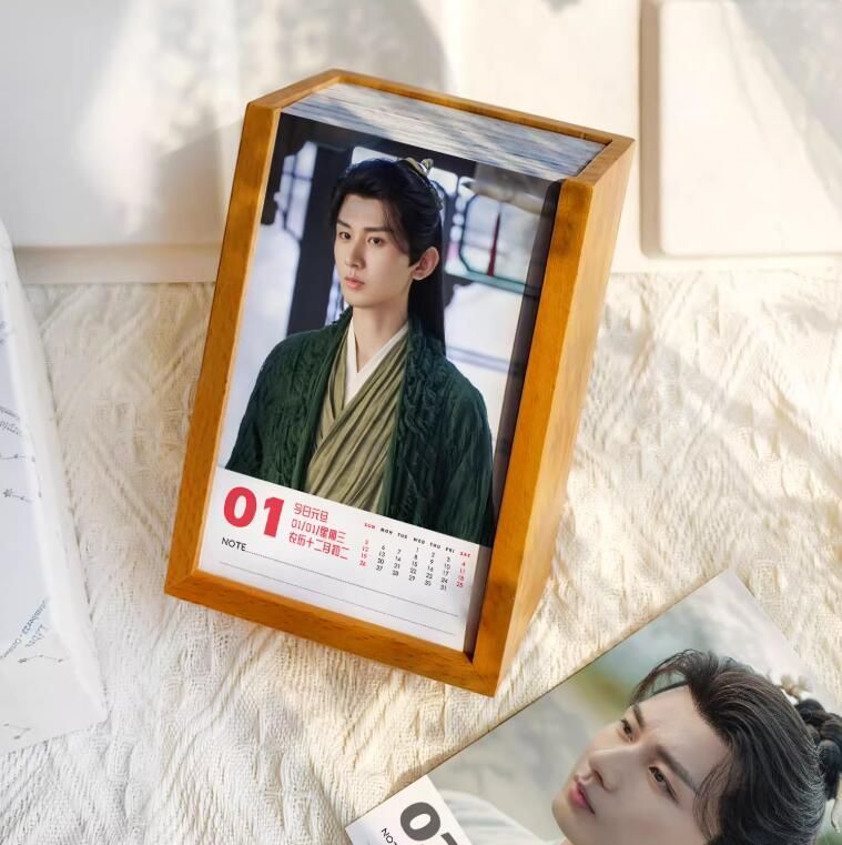 チョン・イー 成毅 置き型カレンダー 卓上 2026年カレンダー 中国俳優