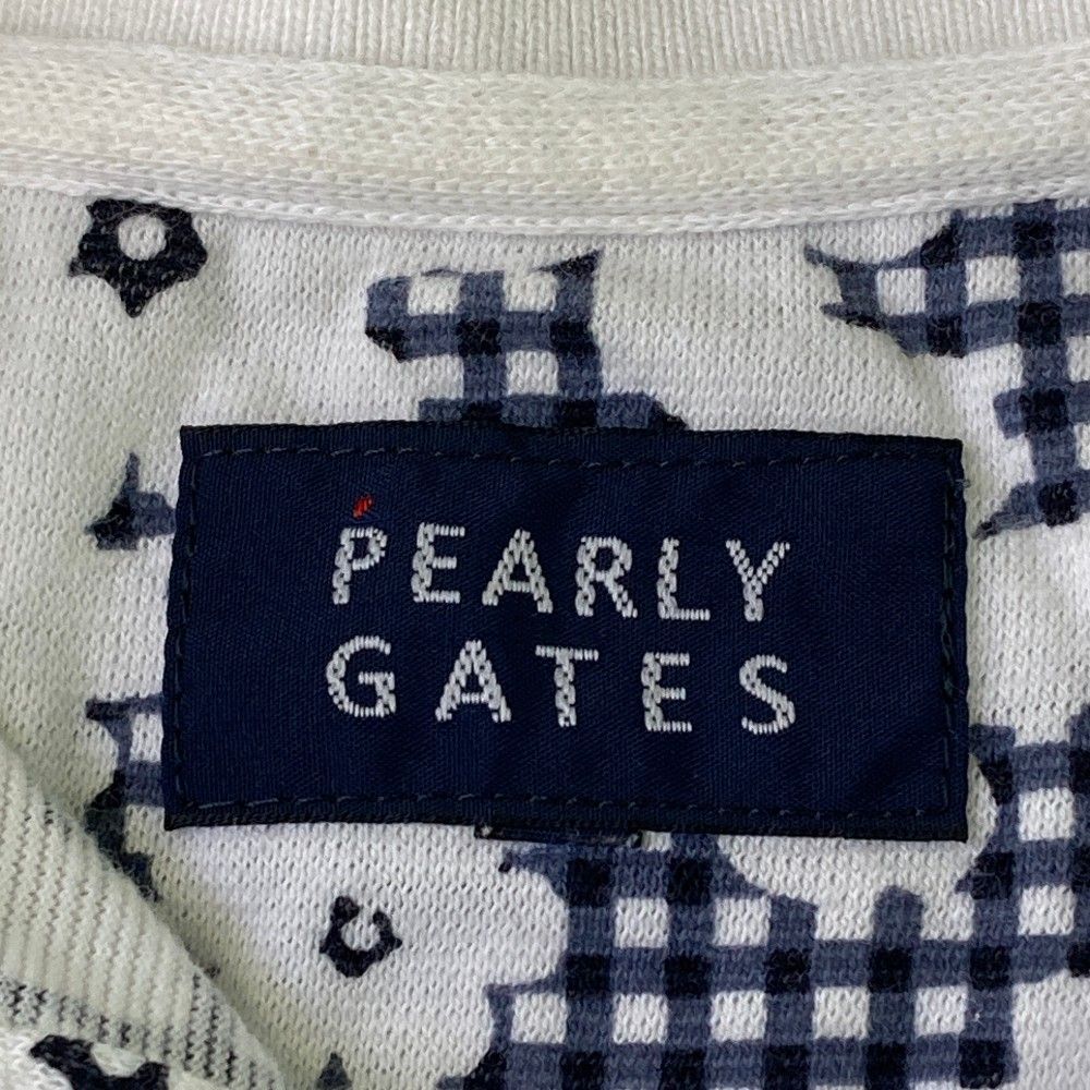 サイズ：1 PEARLY GATES パーリーゲイツ 半袖ポロシャツ 総柄
