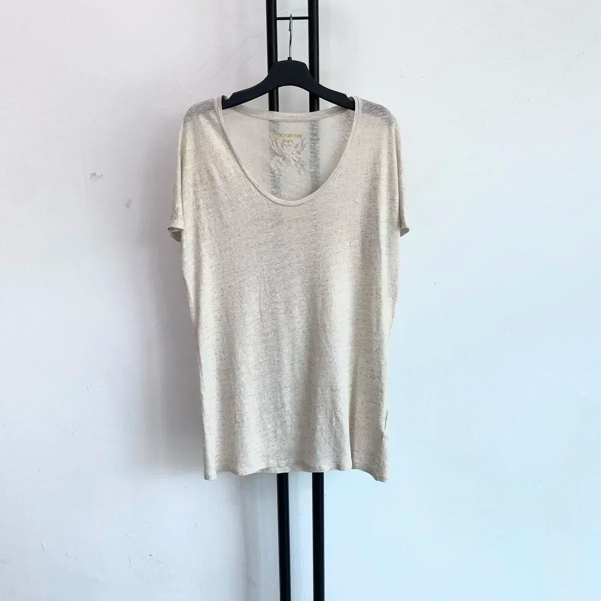 ZADIG-VOLTAIRE ザディグ エ ヴォルテール ZADIG ＆ VOLTALRE リネン ニットTシャツ