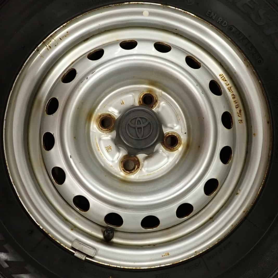 冬4本SET 会社宛 165R13×5J 6PR LT ブリヂストン ブリザック VL1 製 トヨタ純正スチール プロボックス サクシード NO F2225