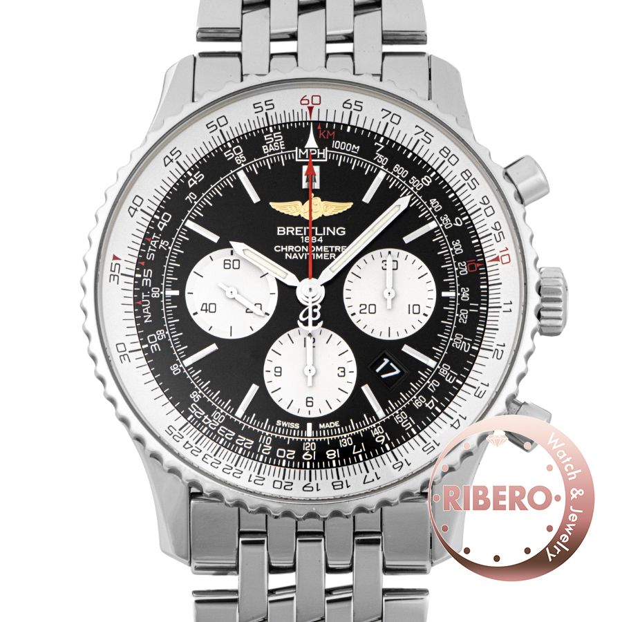 BREITLING ブライトリング ナビタイマーB01 AB012721/BD09 (AB0127) クロノグラフ46【中古】