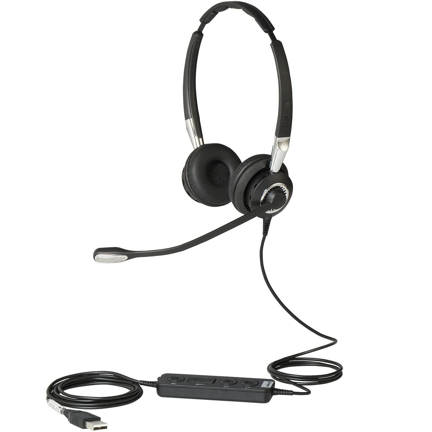 Jabra 2400 II USB DUO CC ワイヤーヘッドセット ? ブラック