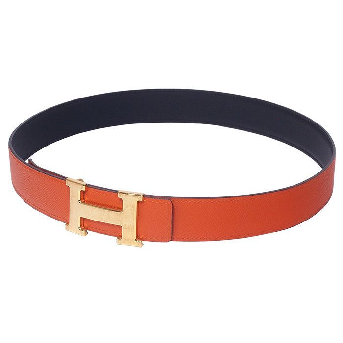 エルメス HERMES コンスタンス Hバックル リバーシブル ベルト □R刻印 ノワール フー エプソン スイフト