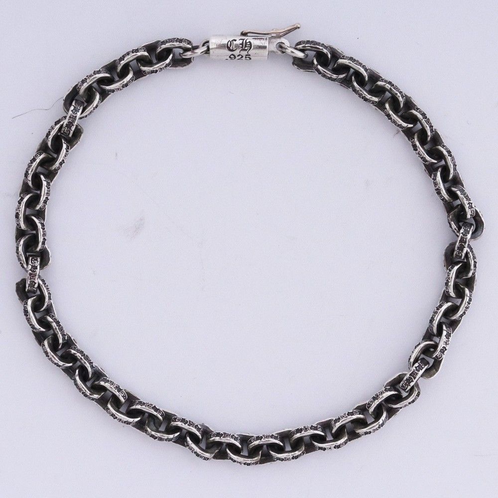 ラージペーパーチェーン ブレスレット 8インチ　 BCA170 楽天市場】CHROME HEARTS(クロムハーツ) サイズ:8inch LARGE