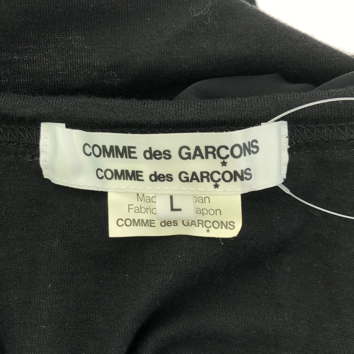 COMME des GARCONS COMME des GARCONS - COMME des GARCONS COMME des GARCONS コムデギャルソンコムデギャルソン 09SS シアーフリルジャージーカーディガン RC-T003 ブラック L COMME des GARCONS COMME des GARCONS コムデギャルソン