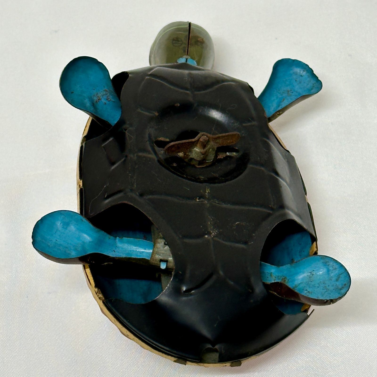 ブリキ製 亀 カメのおもちゃ 置物！ インテリア 昭和レトロ