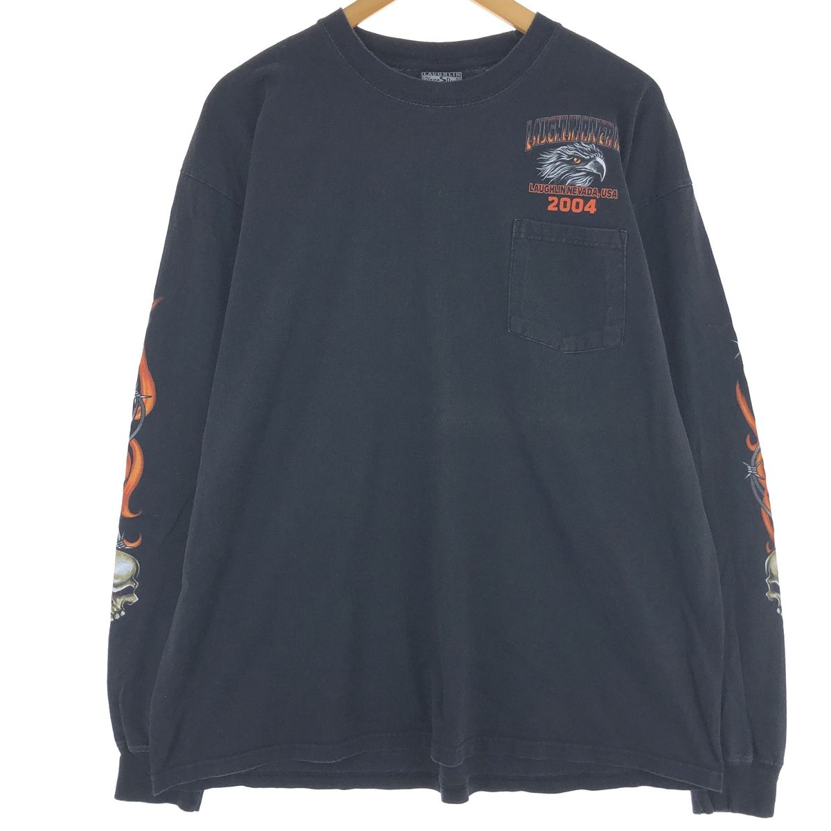 古着 LAUGHLIN RIVER RUN モーターサイクル バイクTシャツ メンズXL/eaa438769