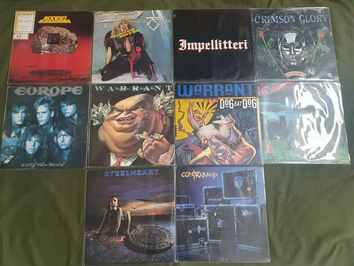 メタルミュージック LP 記録 40 腸 まとめ売り