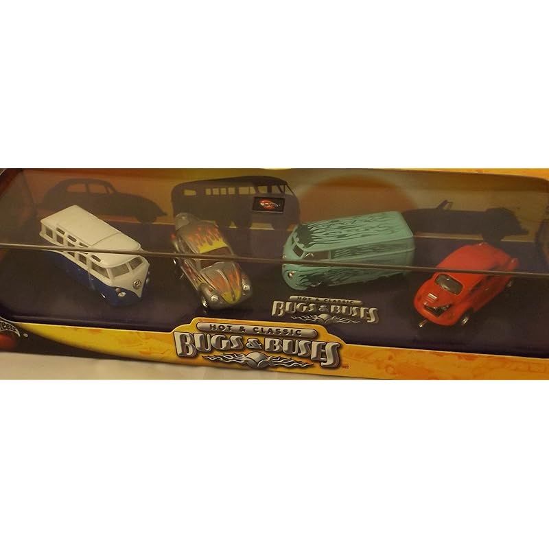 Hot & Classic Bugs & Buses 4 car set - メルカリ