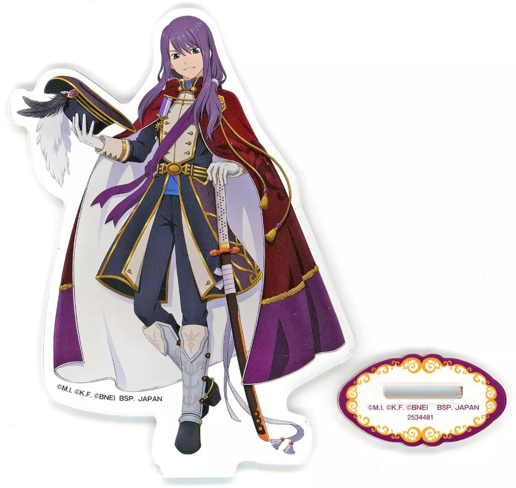 テイルズ オブ シリーズ　ユーリ・ローウェル　アクリルスタンド　なぞともカフェ テイルズ オブ シリーズ ユーリ・ローウェル アクリルスタンド