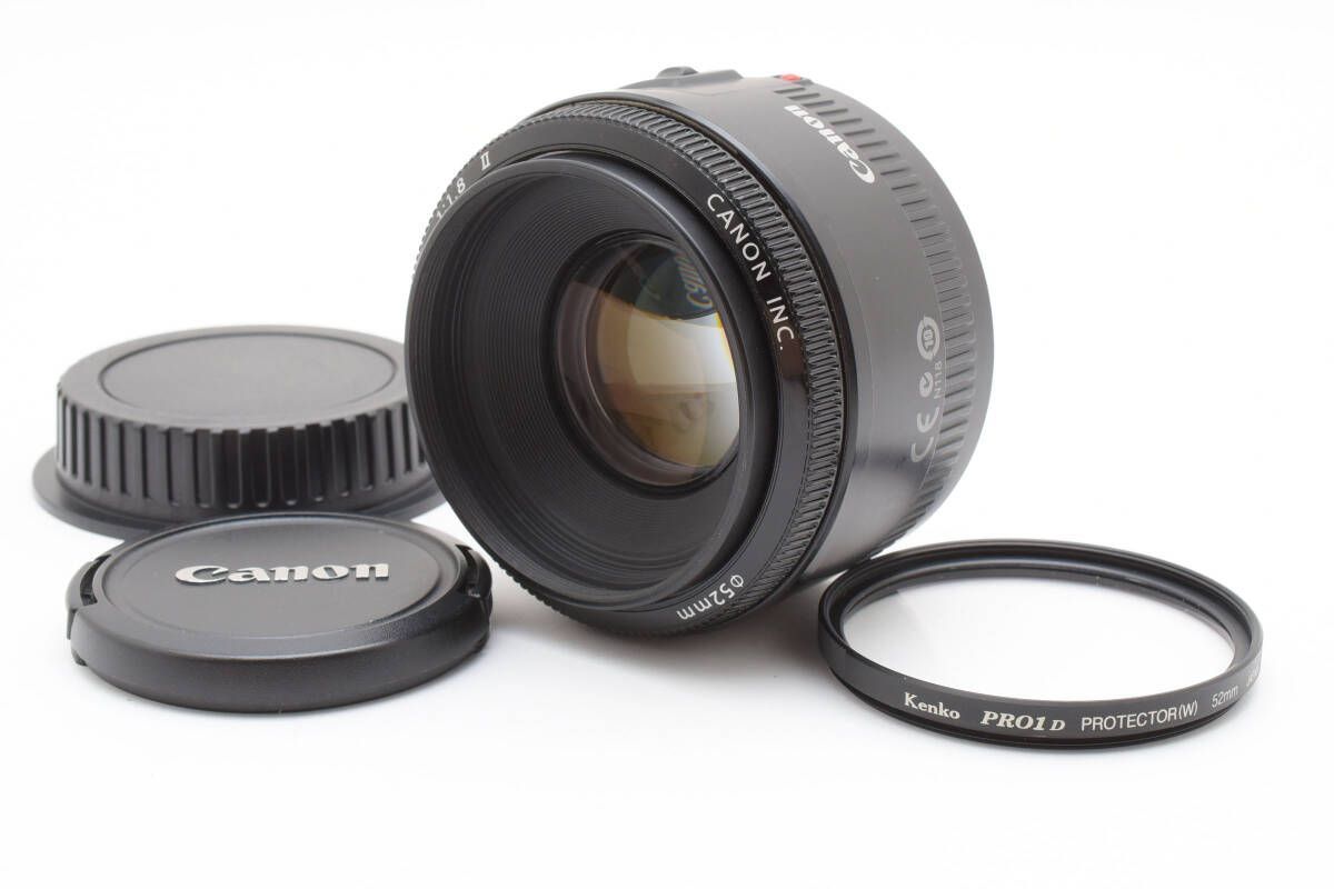 ☆極上品☆Canon キヤノン EF 50mm F1.8 II 単焦点レンズ #3528W0133