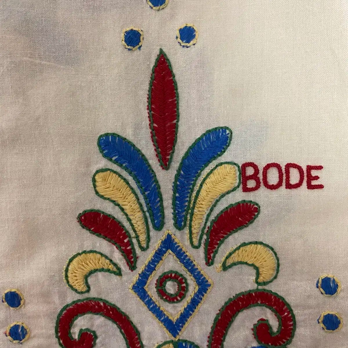 S ／ M ボディ Bode 刺繍 カーニバル ショート スリーブ 半袖 シャツ 