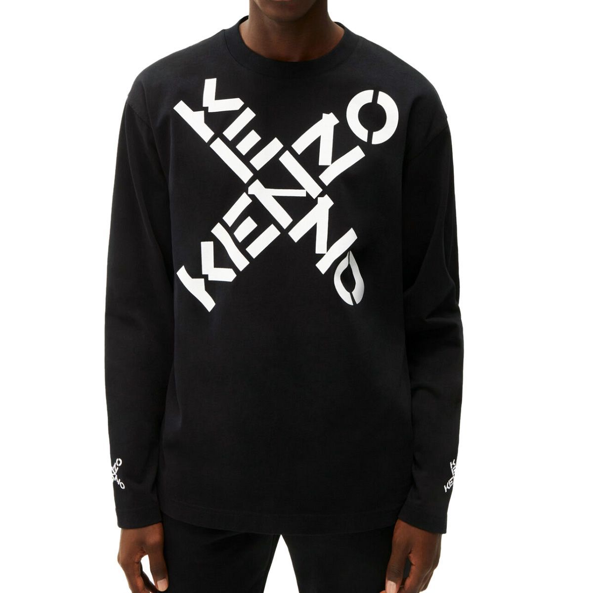 KENZO Sport Big X ロンT ロングスリーブ XL ブラック 黒 KENZO Sport Big X ロンT ロングスリーブ XL ブラック 黒 KENZO