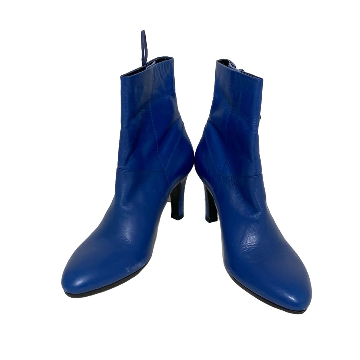 TOGA PULLA バイカラー ショートブーツ ネイビー 裏張り トーガ 美品 TOGA PULLA トーガ プルラ ショートブーツ AJ1207 レディース