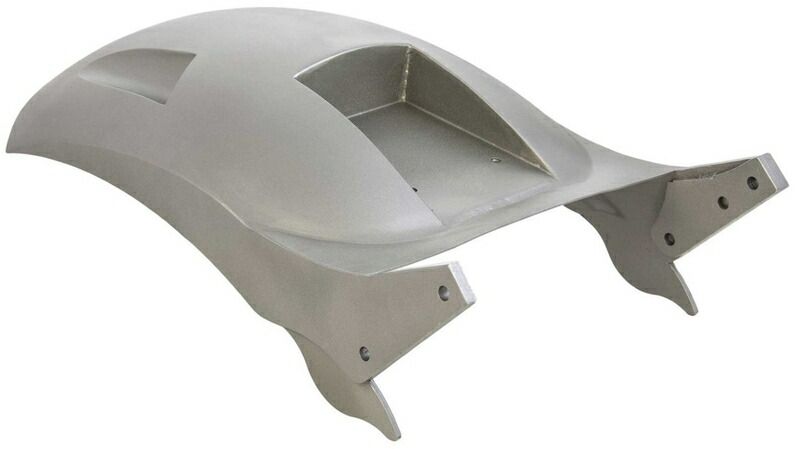 TWIN CAM 300 スチール ショートカットレース リアフェンダー 2000〜06年ソフテイル DECORATOM_COM_BR