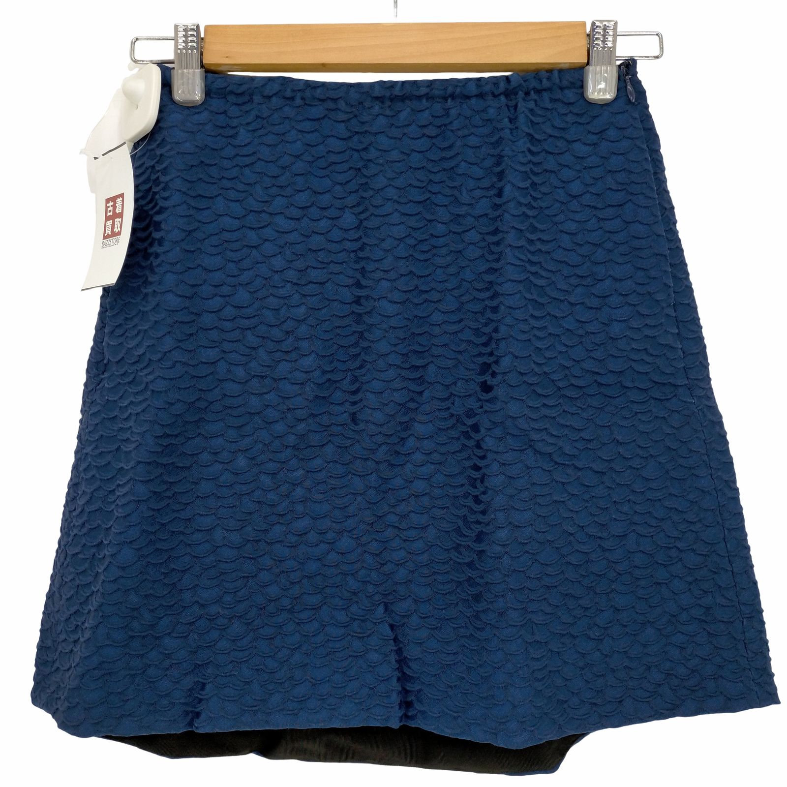 Drawer 総柄 シルクミニスカート 36（ドゥロワー Drawer シルク