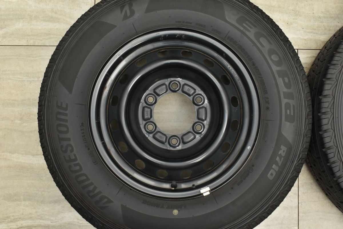 ハイエース200系純正タイヤBSエコピア＆ホイールセット新車外し お得，HOT 2025年製新車外しトヨタ 200系ハイエース 純正