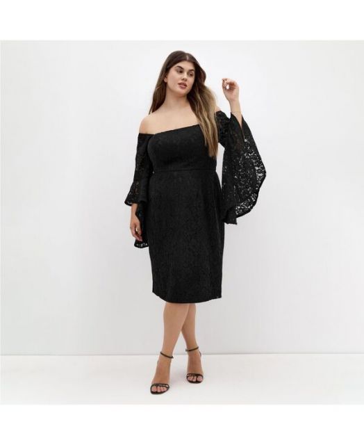 送料無料 シティーシック レディース ワンピース トップス Women s Mystic Lace Dress Black