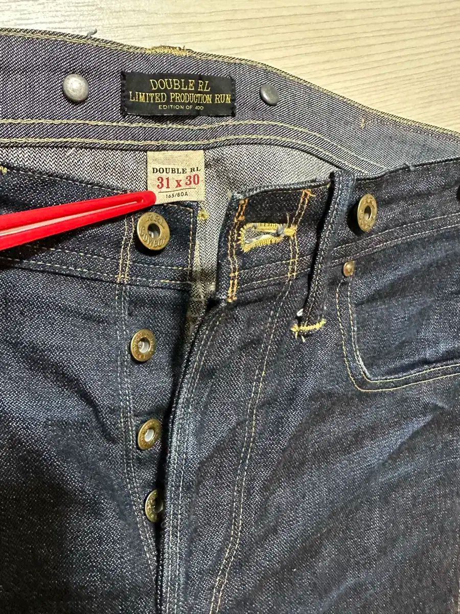 ダブルアールエル セルビッジ ソンチ パッチ リミテッド 400 リジット