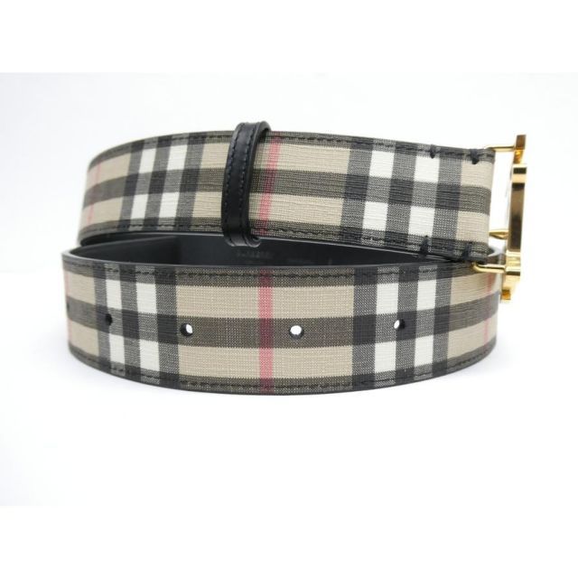 バーバリー BURBERRY ノバチェック TBロゴ レディース ベルト