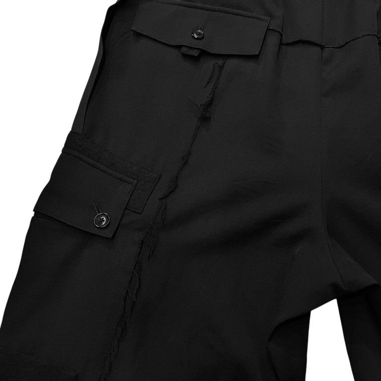 Yohji Yamamoto Pour Homme 15AW ウールギャバジンフラノパッチワーク