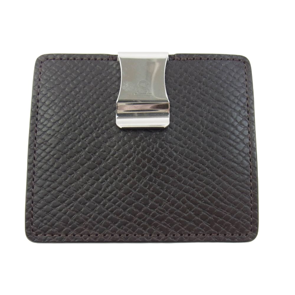 WILDSWANS ワイルドスワンズ MINIMAL チョコ レザー マネークリップ