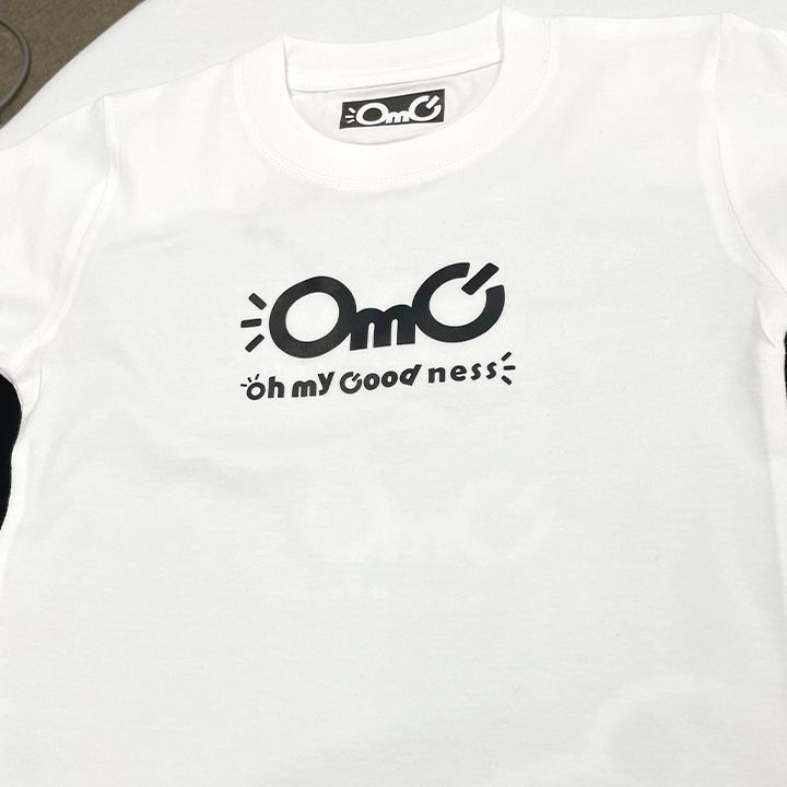 OMG Choco KIDS Tシャツ 半袖 ホワイト