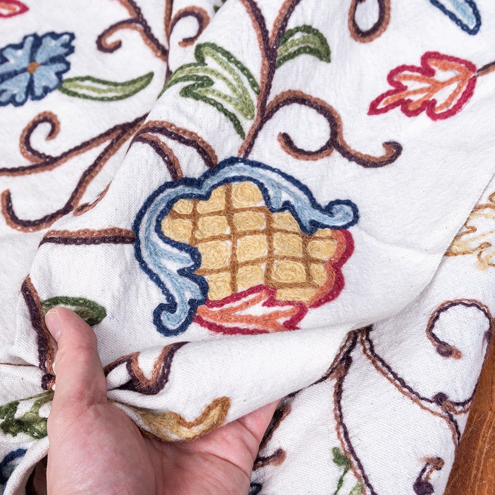 〔1m単位切り売り〕カシミールの職人手作り