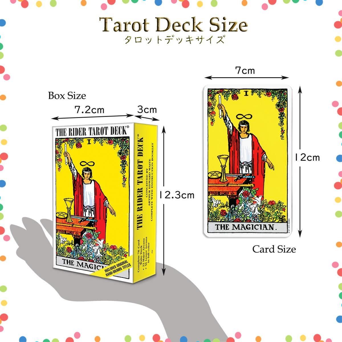 【人気商品】[正規品] タロット占い Deck Tarot Rider 日本語解説書付き】The 【ライダータロット 初心者の方に人気 ウェイト版 78枚 タロットカード LANG(ラング)